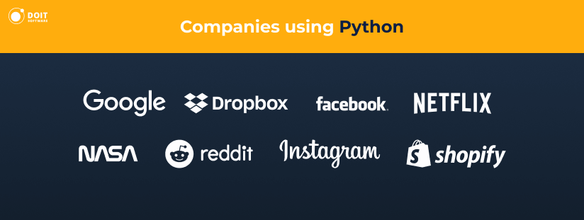 go vs python companies using python