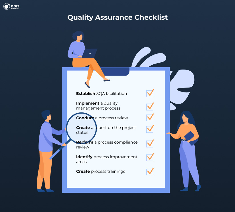 Quality assurance checklist