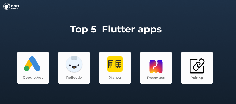 flutter app development top 5 flutter apps