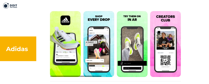 adidas create a shopping app