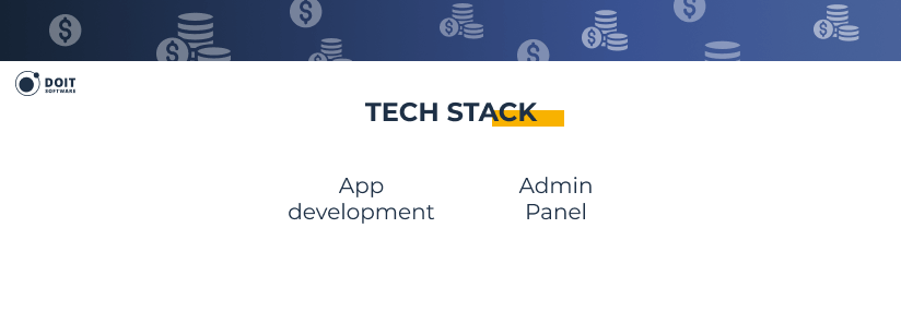 create a shopping app tech stack