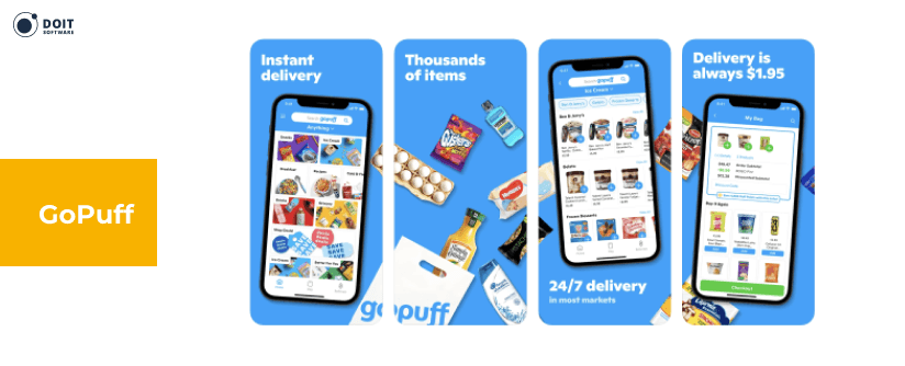 food delivery app development gopuff