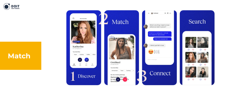 how to create a dating app match