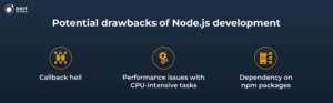cons of node.js development company