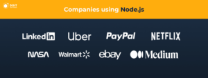 what companies use node.js development company