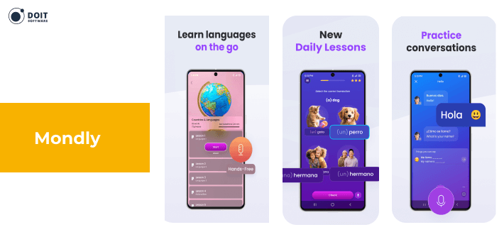 Mondly one of the best apps to learn Spanish