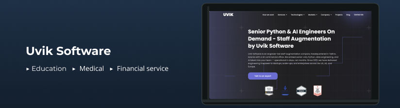 Uvik Software top staff augmentation companies